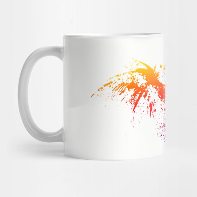 A Paint splash of eagle by Totallytees55